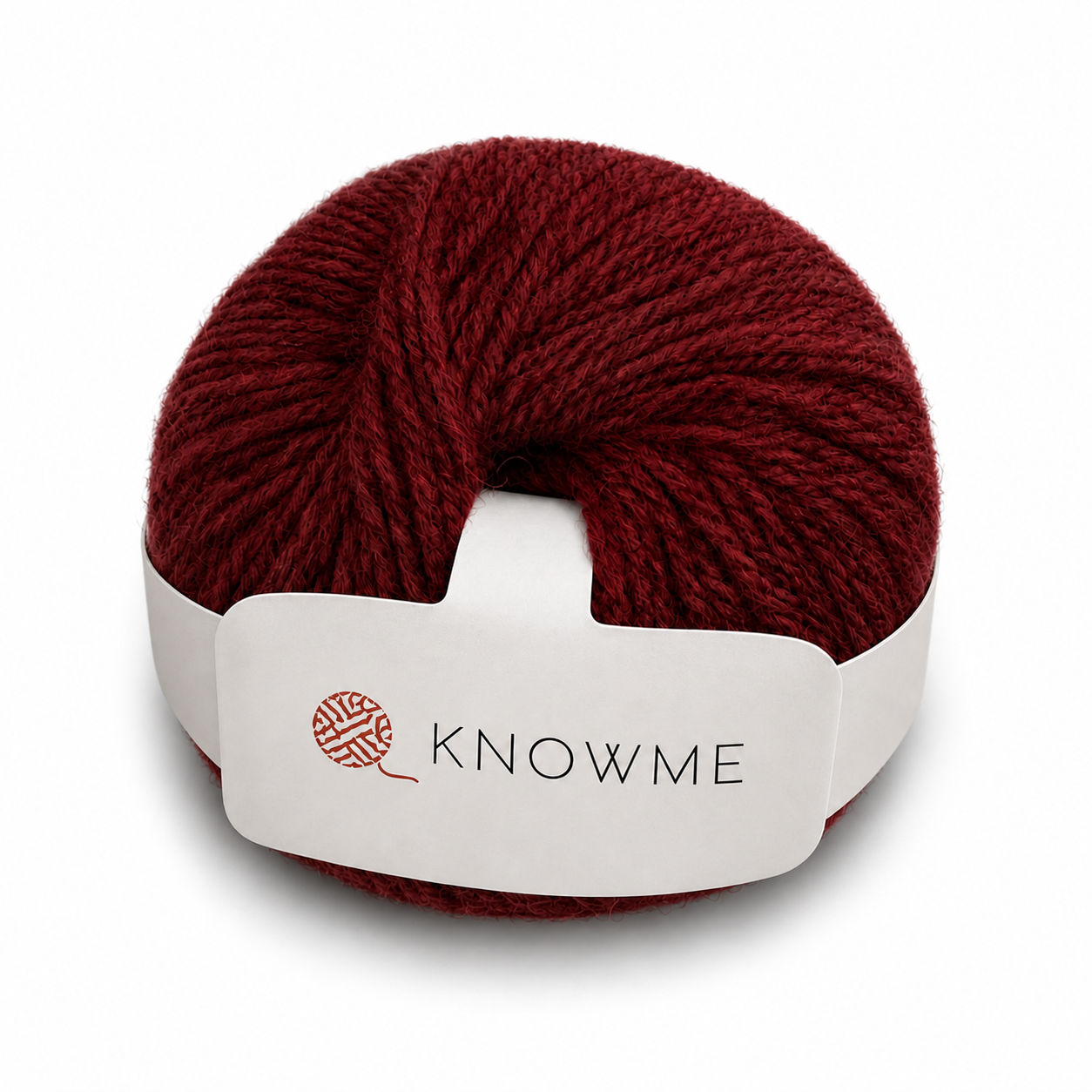 6NM/3 Wool Yarn in Deep Red
