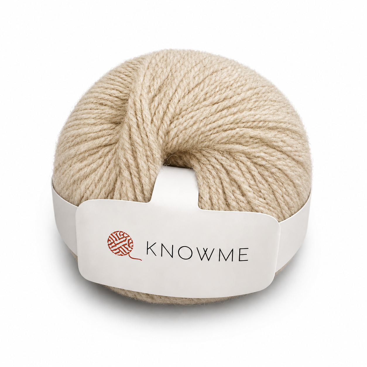 6NM/3 Wool Yarn in Warm Cream